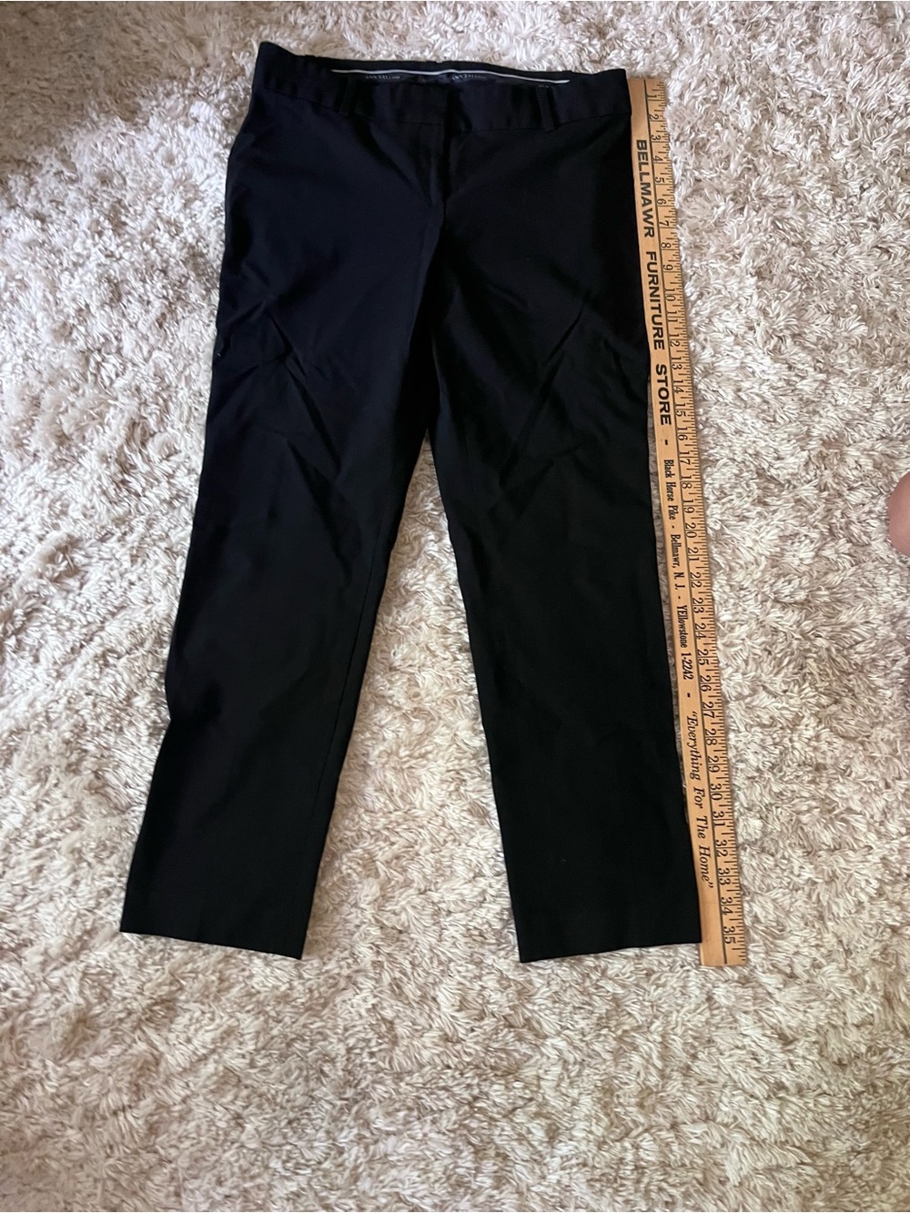 Ann Taylor Black Dress Pants - Tailored Front